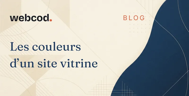 Couleurs d’un site vitrine : palette, contrastes et confort visuel