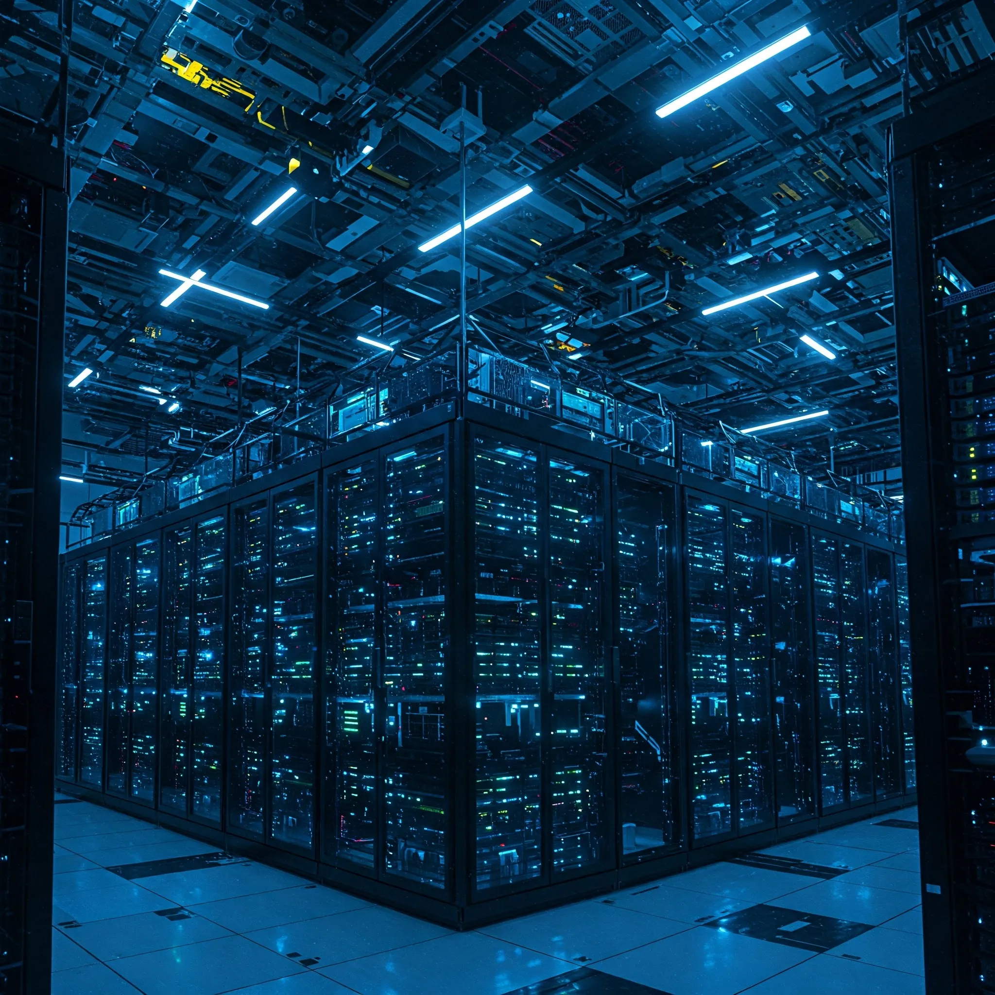 Nombreux serveurs d'hébergement web