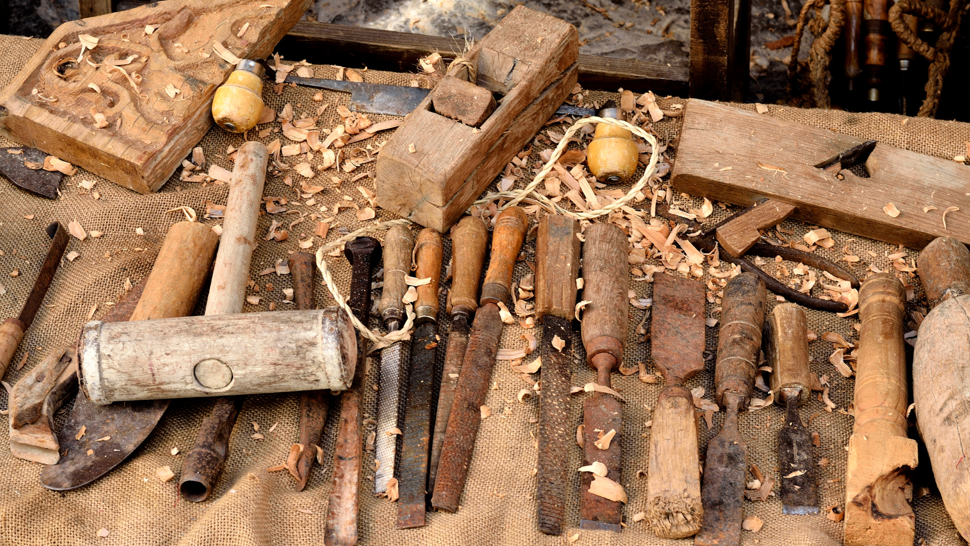 outillage manuel d'ébenisterie