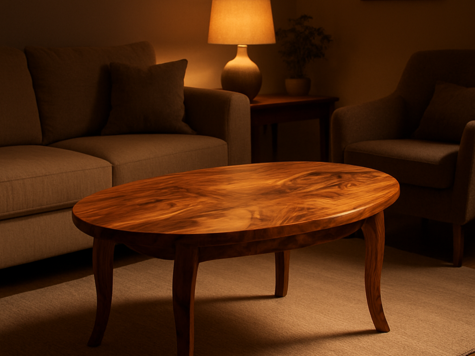 table basse réalisée par l'atelier Vasselin